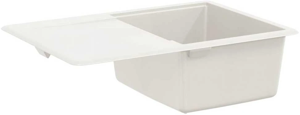 Kriauklė 80% Kvarcas ir 20% Derva 670 x 460 mm Balta