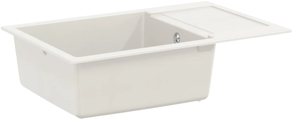 Kriauklė Balta 780 x 500 mm 80% Kvarcas ir 20% Derva