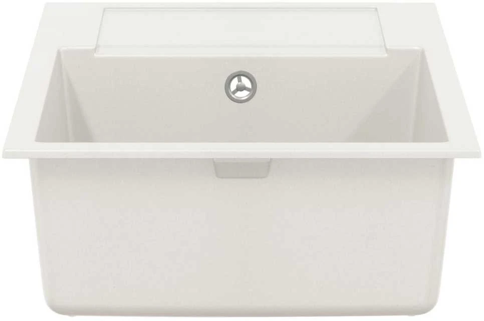Kriauklė Balta 780 x 500 mm 80% Kvarcas ir 20% Derva