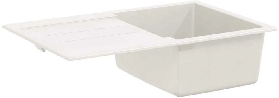 Kriauklė Balta 780 x 500 mm 80% Kvarcas ir 20% Derva