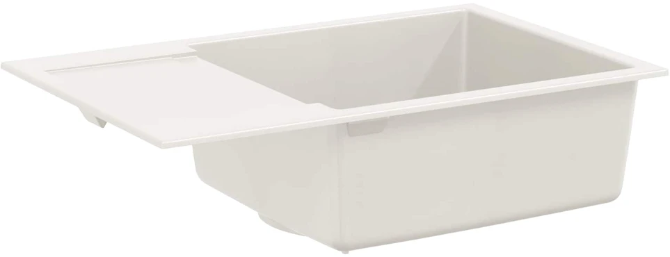 Kriauklė Balta 780 x 500 mm 80% Kvarcas ir 20% Derva