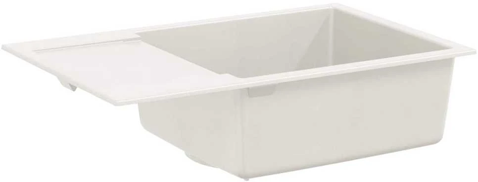 Kriauklė Balta 780 x 500 mm 80% Kvarcas ir 20% Derva