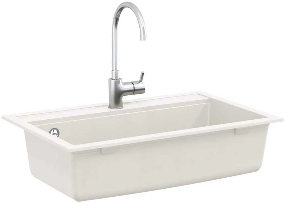 Kriauklė Granitas 795 x 505 mm Balta
