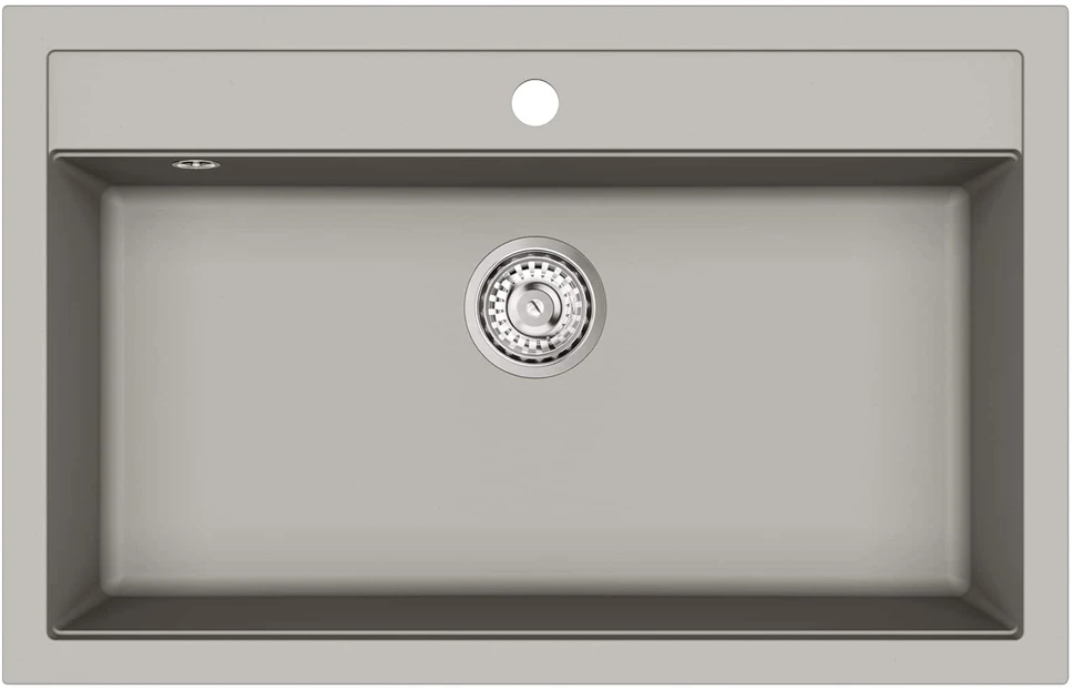Kriauklė Granitas 795 x 505 mm Pilka