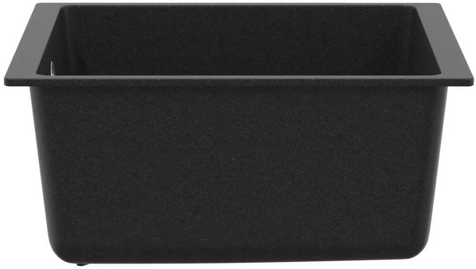 Kriauklė 80% Kvarcas ir 20% Derva 370 x 460 mm Juoda