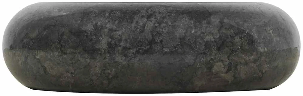 Kriauklė, juoda, 40x12cm, marmuras