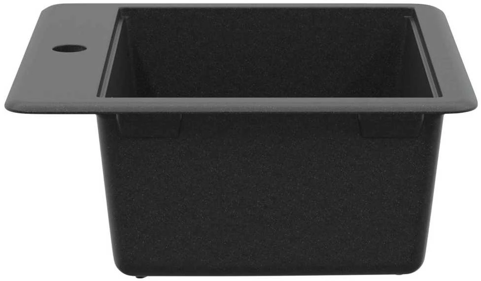 Kriauklė 80% Kvarcas ir 20% Derva 470 x 440 mm Juoda