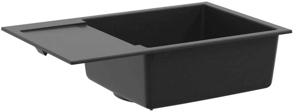 Kriauklė Juoda 780 x 500 mm 80% Kvarcas ir 20% Derva