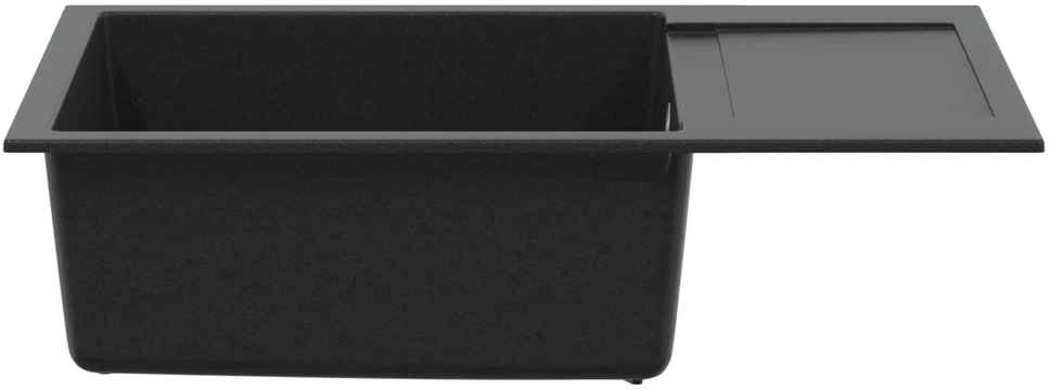 Kriauklė Juoda 780 x 500 mm 80% Kvarcas ir 20% Derva