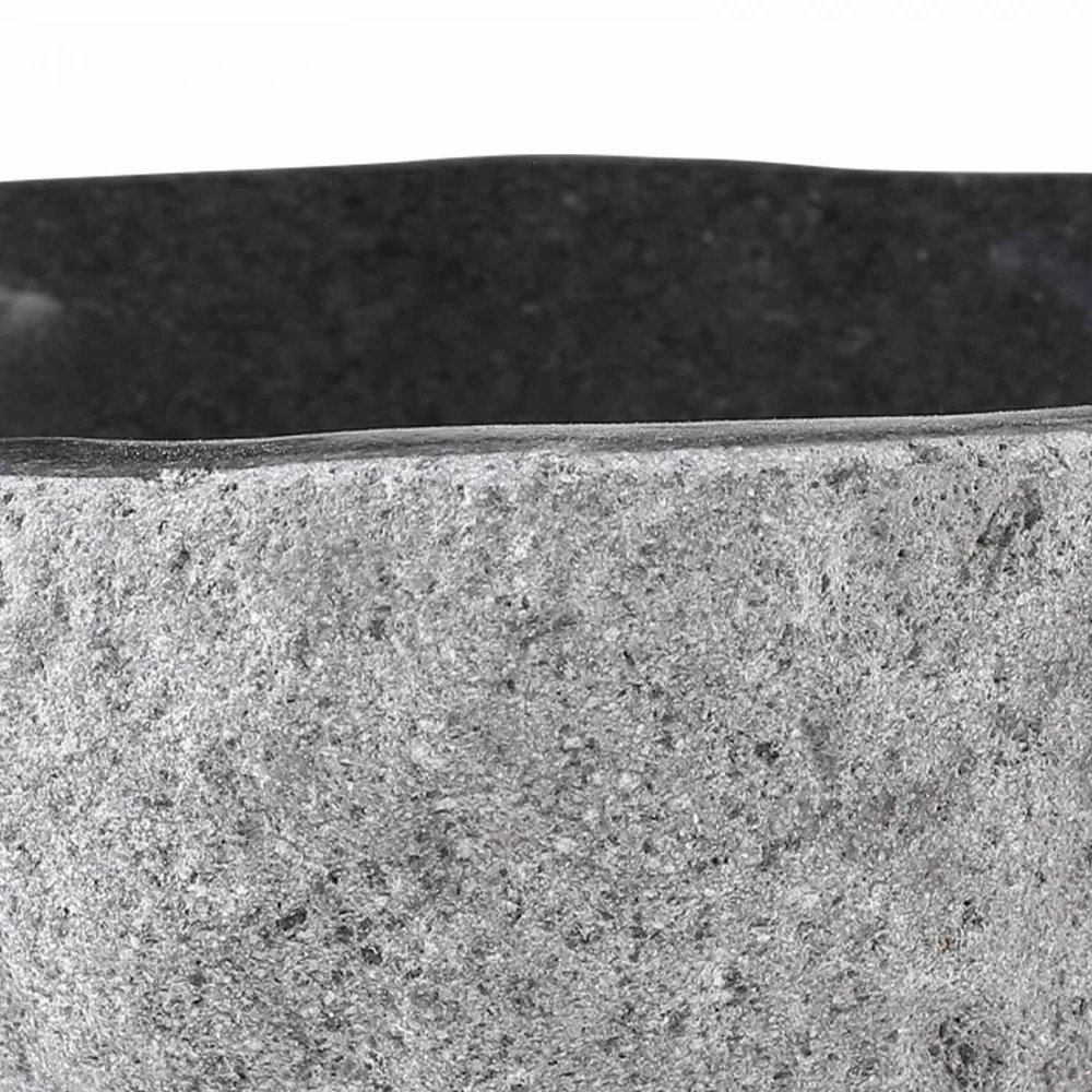 Kriauklė Ovalo Pilka (32-37) x (27-30) x 12 cm Upės akmuo
