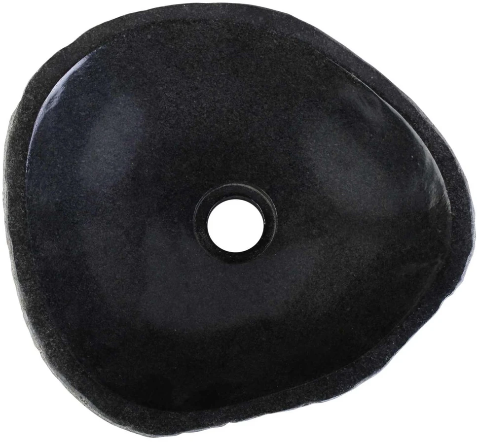 Kriauklė Ovalo Pilka (32-37) x (27-30) x 12 cm Upės akmuo