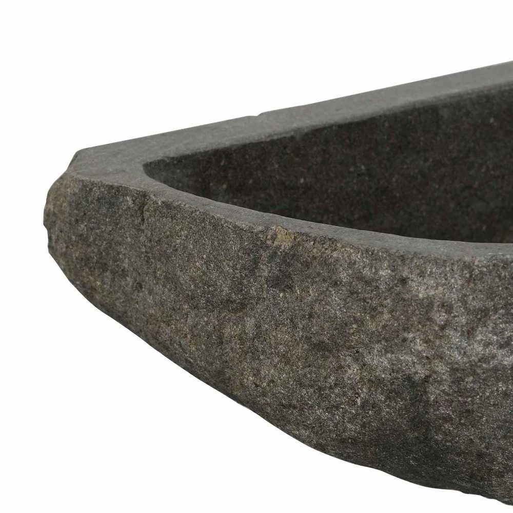 Kriauklė Pilka (30-37) x (30-37) x 12 cm Upės Akmuo