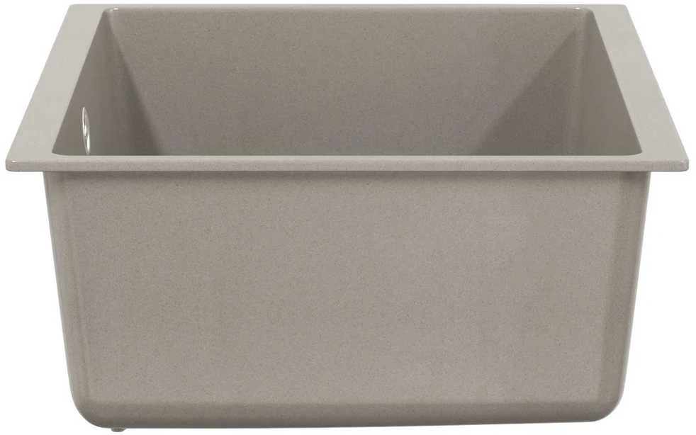 Kriauklė 80% Kvarcas ir 20% Derva 530 x 460 mm Pilka