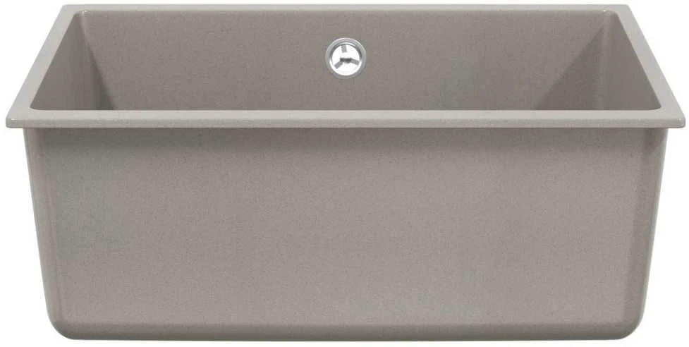 Kriauklė 80% Kvarcas ir 20% Derva 530 x 460 mm Pilka
