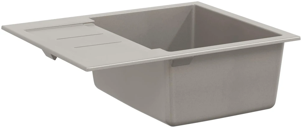 Kriauklė Pilka 620 x 500 mm 80% Kvarcas ir 20% Derva
