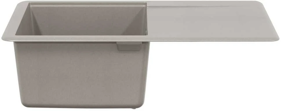 Kriauklė 80% Kvarcas ir 20% Derva 670 x 460 mm Pilka