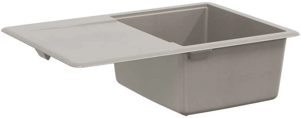 Kriauklė 80% Kvarcas ir 20% Derva 670 x 460 mm Pilka