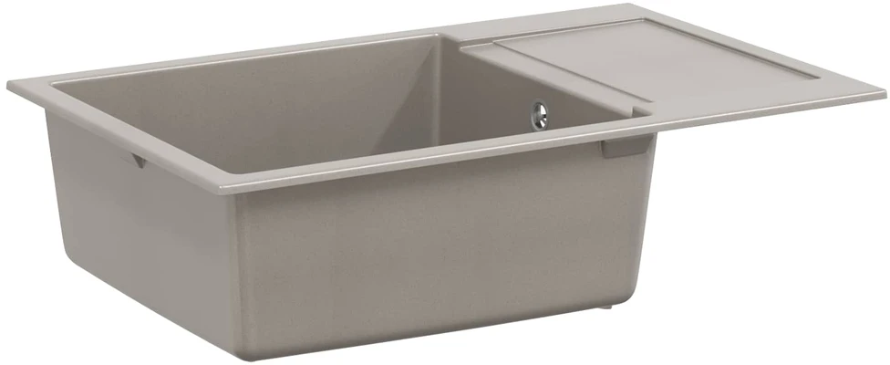 Kriauklė Pilka 780 x 500 mm 80% Kvarcas ir 20% Derva