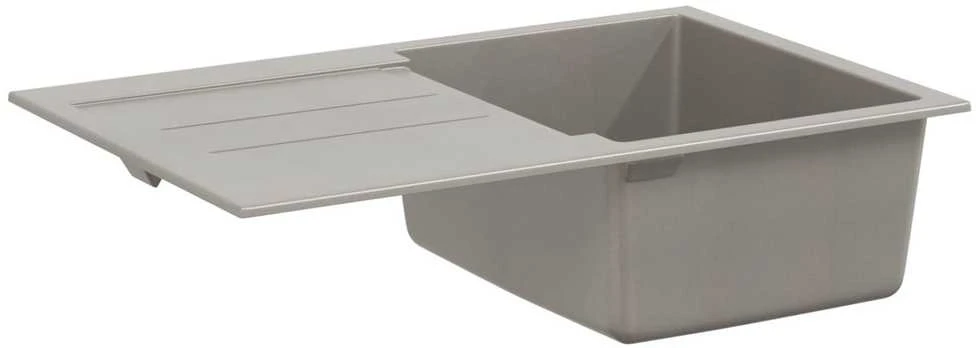 Kriauklė Pilka 780 x 500 mm 80% Kvarcas ir 20% Derva