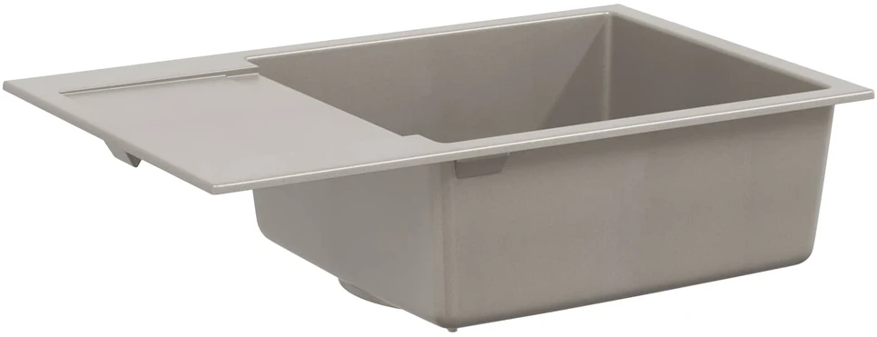 Kriauklė Pilka 780 x 500 mm 80% Kvarcas ir 20% Derva