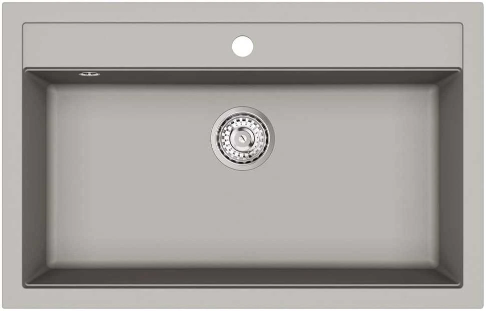 Kriauklė Granitas 795 x 505 mm Pilka