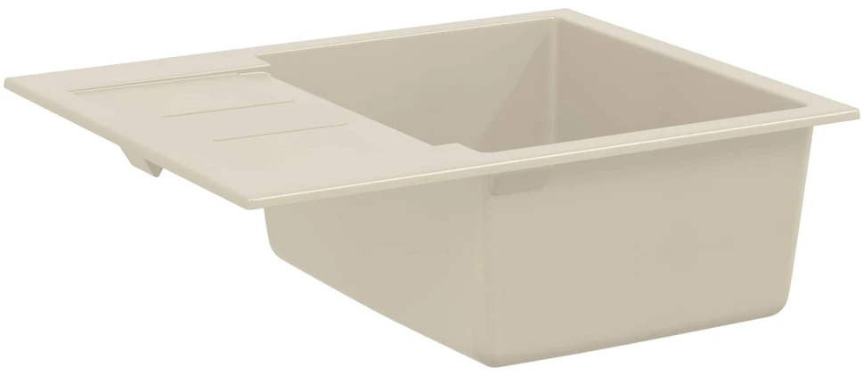 Kriauklė Smėlio 620 x 500 mm 80% Kvarcas ir 20% Derva