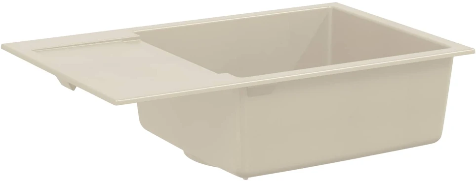 Kriauklė Smėlio 780 x 500 mm 80% Kvarcas ir 20% Derva