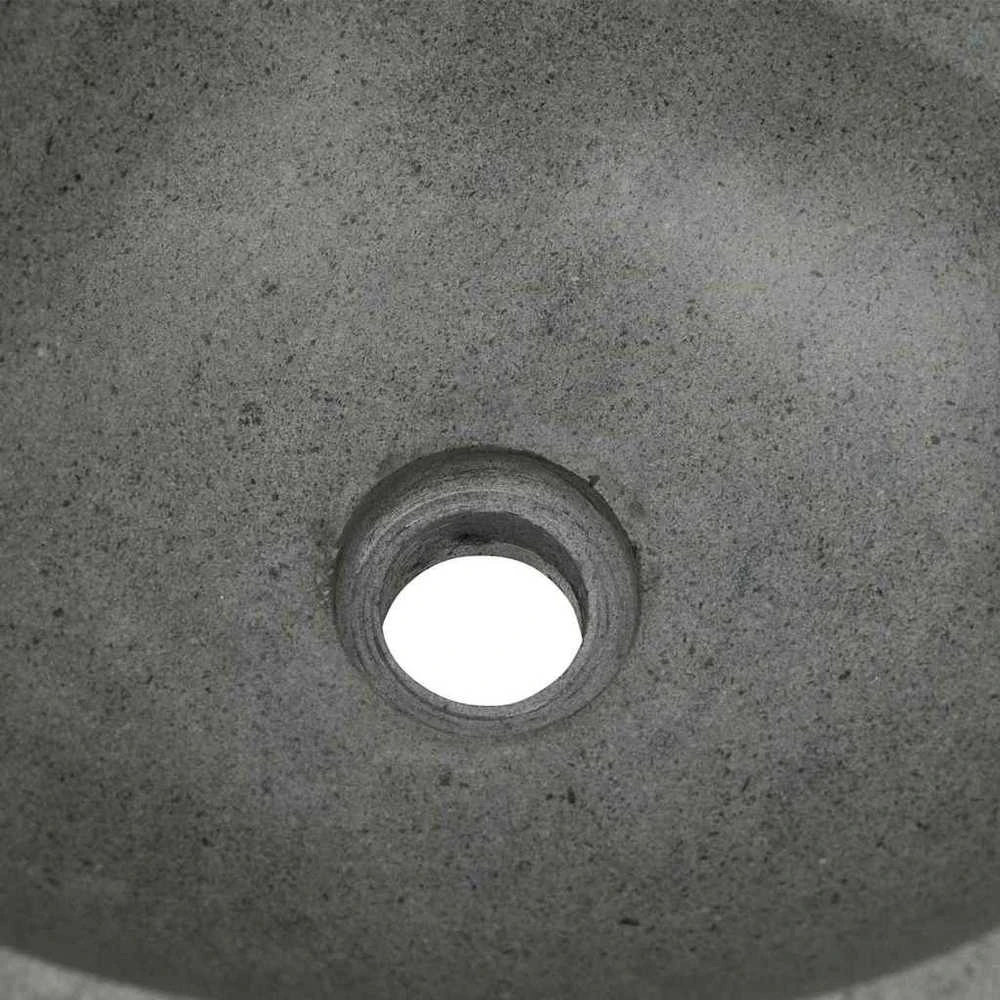 Upių akmens baseinas Šviesiai pilka 45 x 35 x 15 cm Upės Akmuo