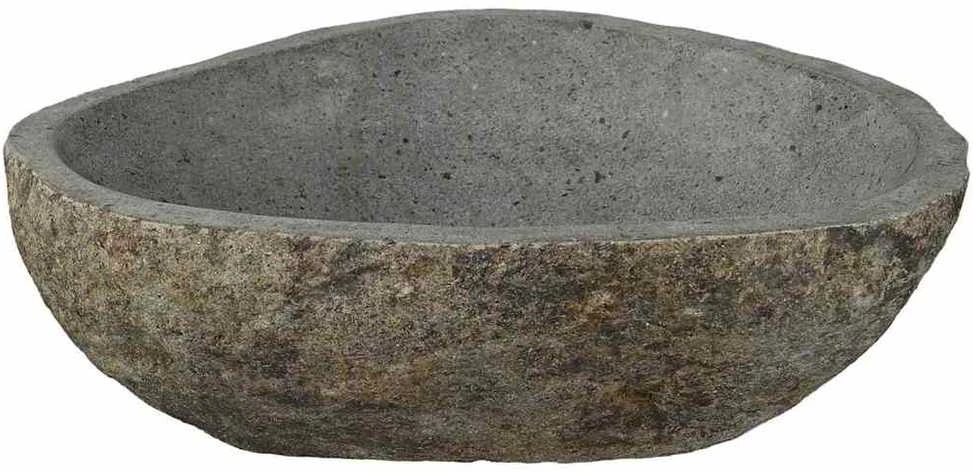 Upių akmens baseinas Šviesiai pilka 52 x 40 x 15 cm Upės Akmuo