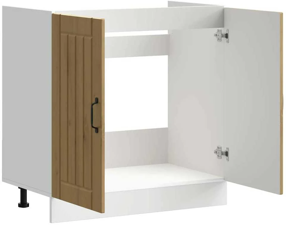 kriauklės pagrindo spintelė "Lucca" Artisan Oak Engineered Wood