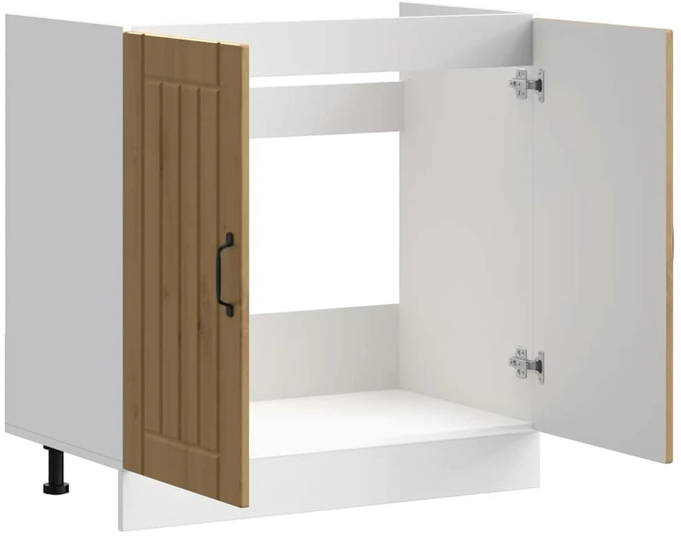 kriauklės pagrindo spintelė "Lucca" Artisan Oak Engineered Wood