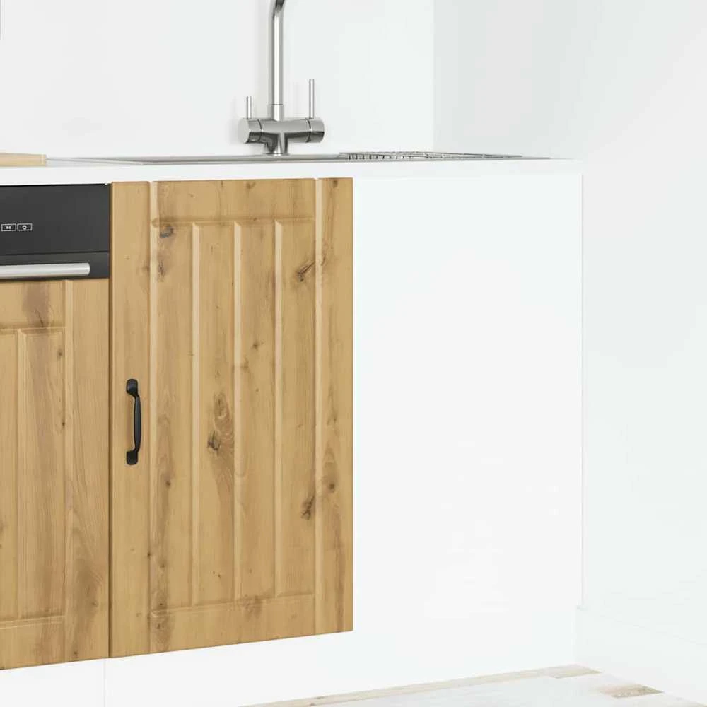 virtuvės apatinė spintelė "Lucca" Artisan Oak Engineered Wood