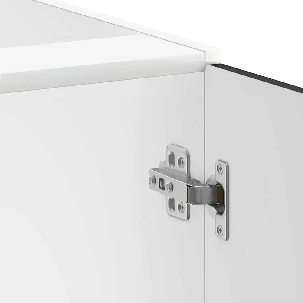kriauklės pagrindo spintelė "Lucca" Juodas Engineered Wood