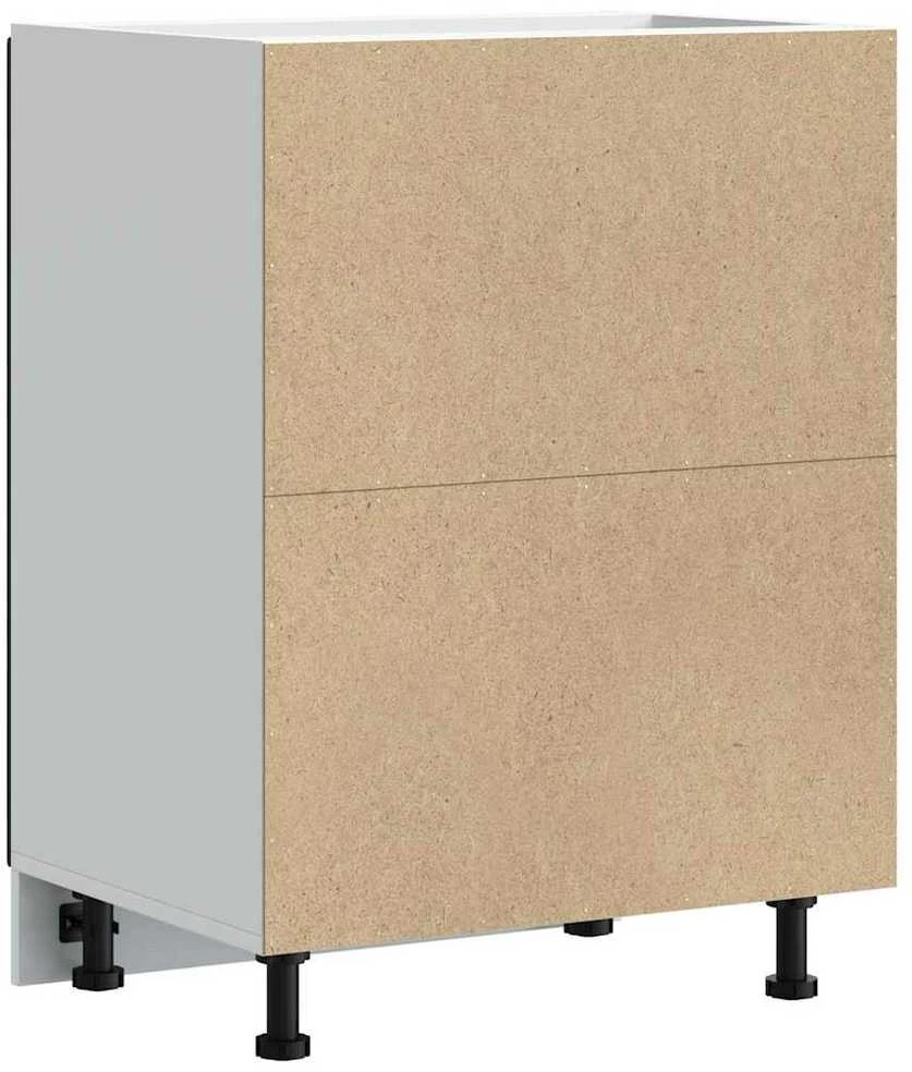 kriauklės pagrindo spintelė "Lucca" Juodas Engineered Wood