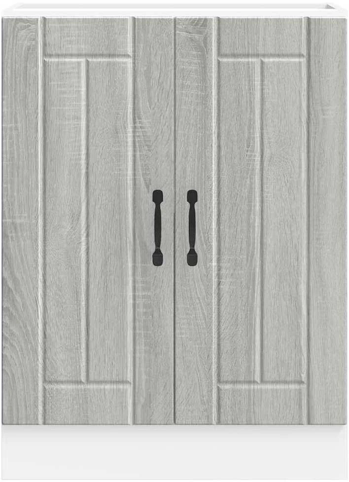 kriauklės pagrindo spintelė Lucca Pilka Sonoma Engineered Wood