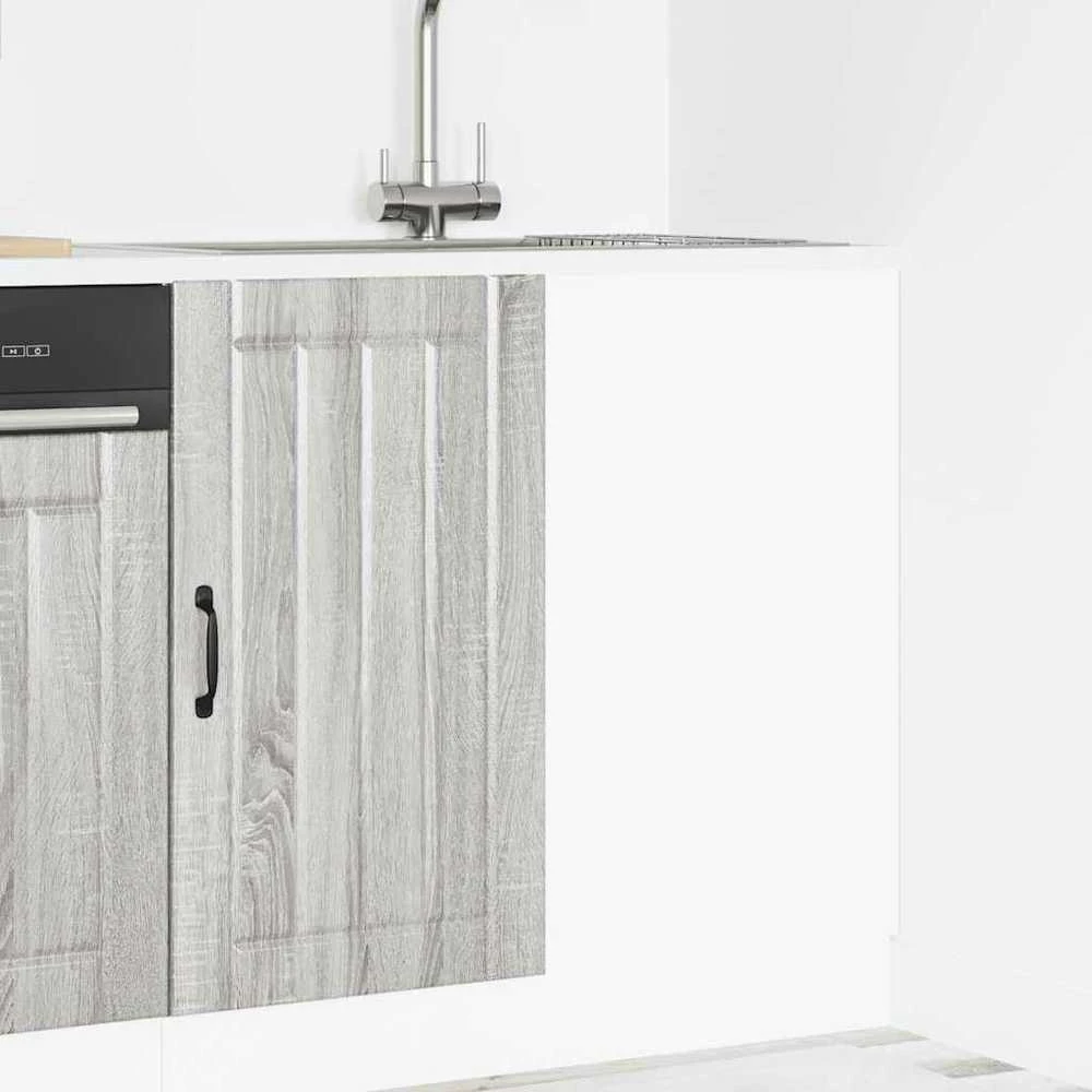 virtuvės apatinė spintelė Lucca Pilka Sonoma Engineered Wood