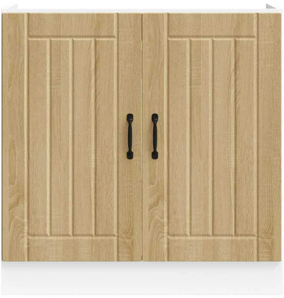 kriauklės pagrindo spintelė "Lucca" Sonoma Oak Engineered Wood