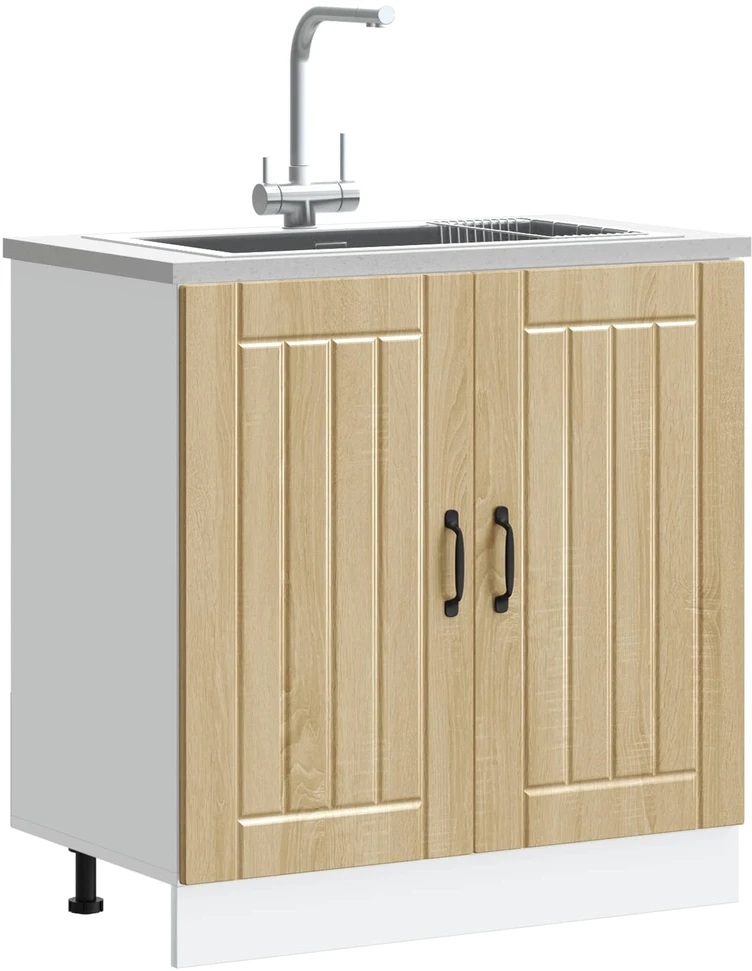 kriauklės pagrindo spintelė "Lucca" Sonoma Oak Engineered Wood