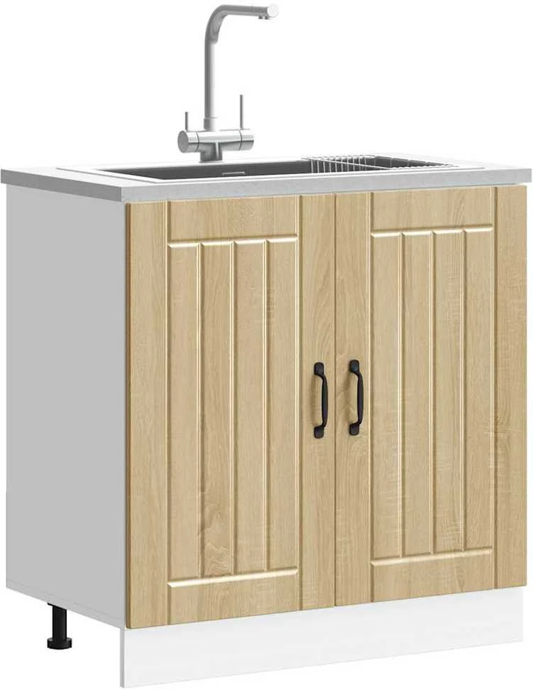 kriauklės pagrindo spintelė "Lucca" Sonoma Oak Engineered Wood