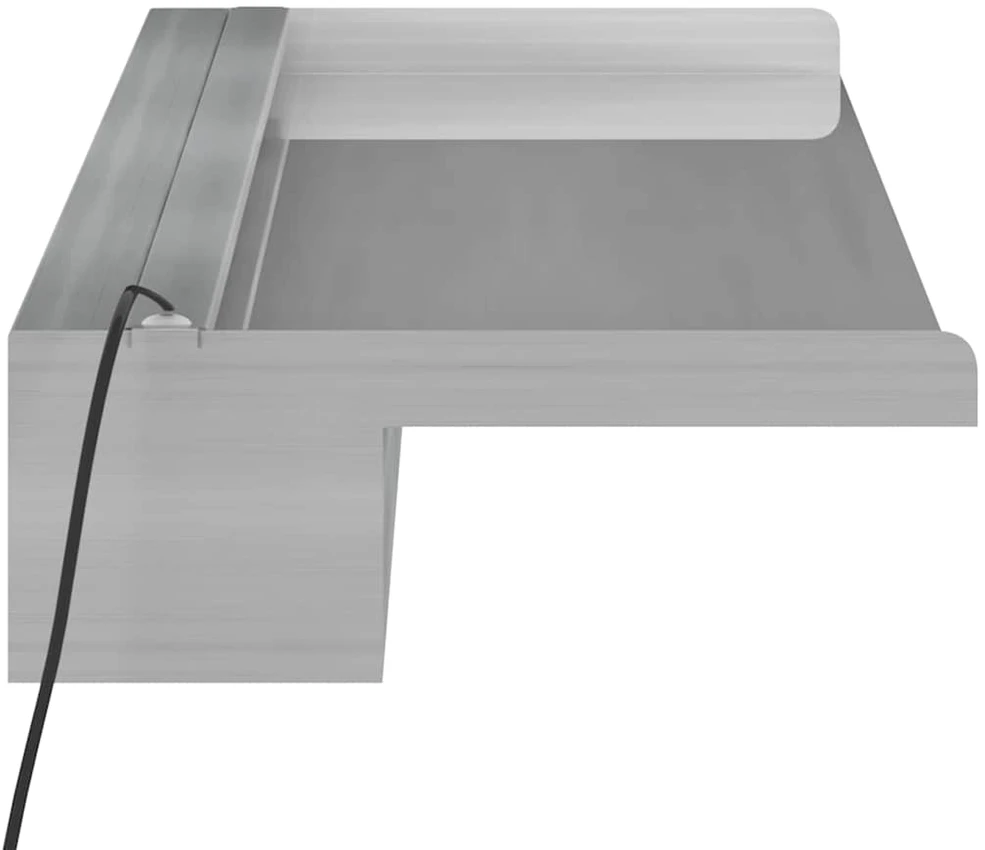 Krioklys su įvairių spalvų LED lemputėmis, 108cm, plienas
