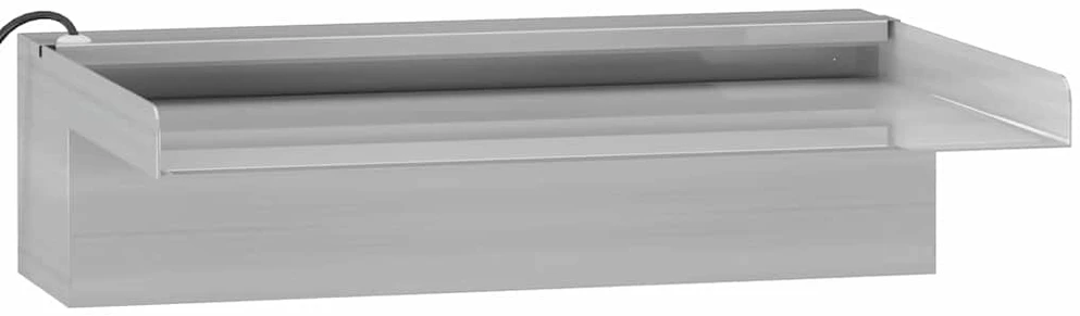 Krioklys su įvairių spalvų LED lemputėmis, 30cm, plienas