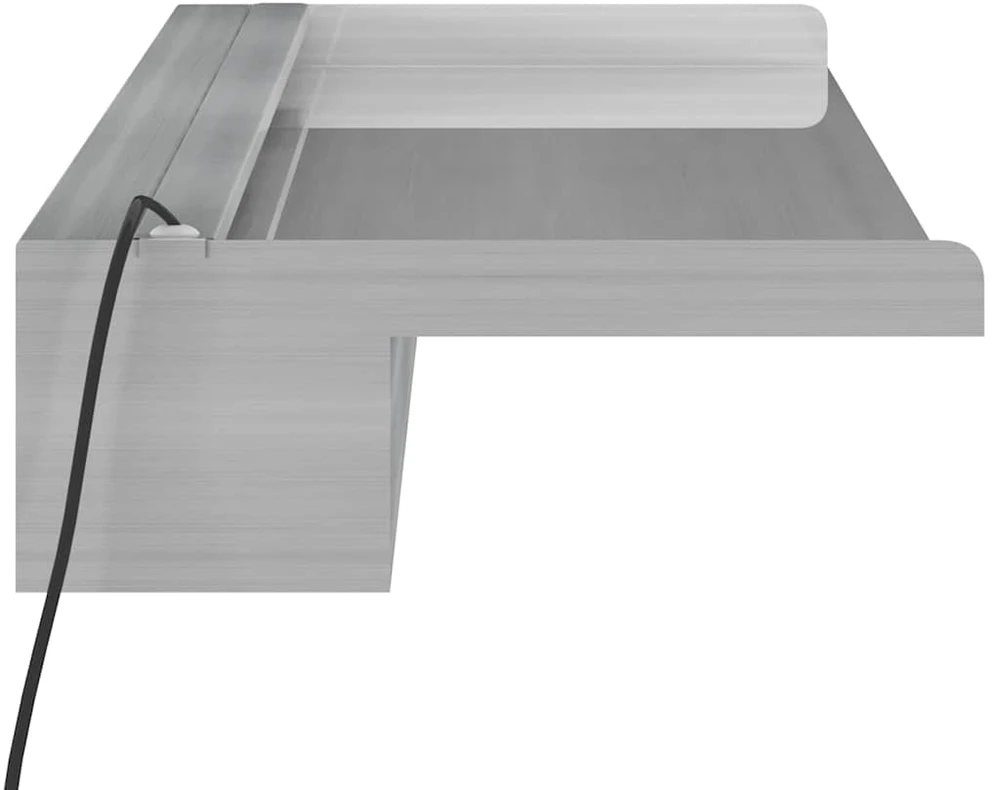 Krioklys su įvairių spalvų LED lemputėmis, 90cm, plienas