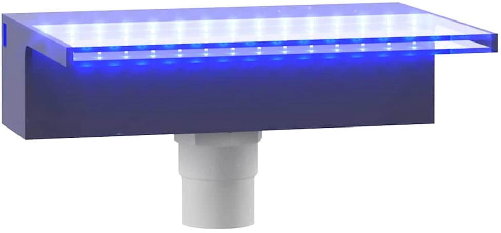 Krioklys su įvairių spalvų LED lemputėmis, 30cm, akrilas