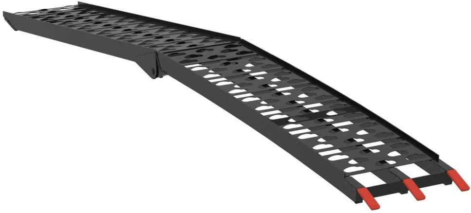 Sulankstoma motociklinės rampos 340 kg per rampa 2 vnt. Juodas