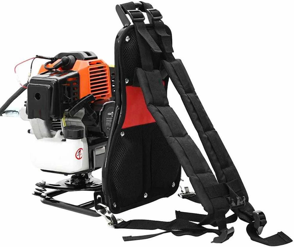 Krūmapjovė su kuprine, oranžinis dizainas, 52 cc, 1,45 kW