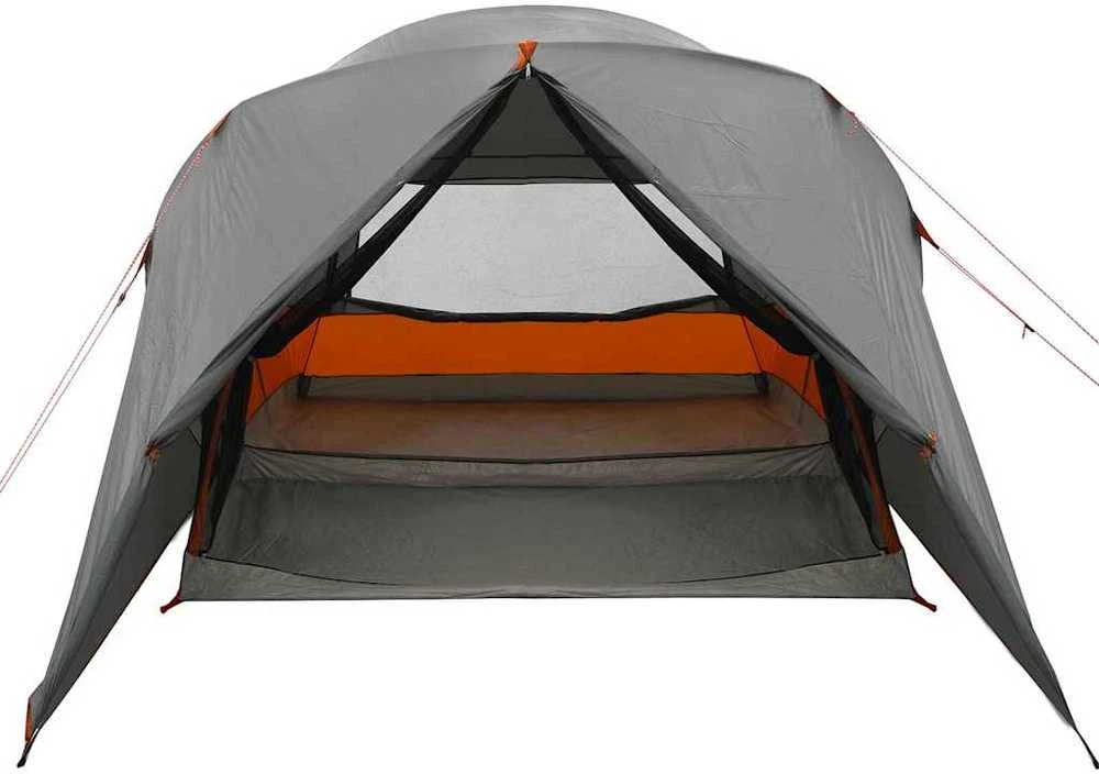 Dome palapinė 6 asmenims Pilka ir oranžinė 500 x 314 x 206 cm