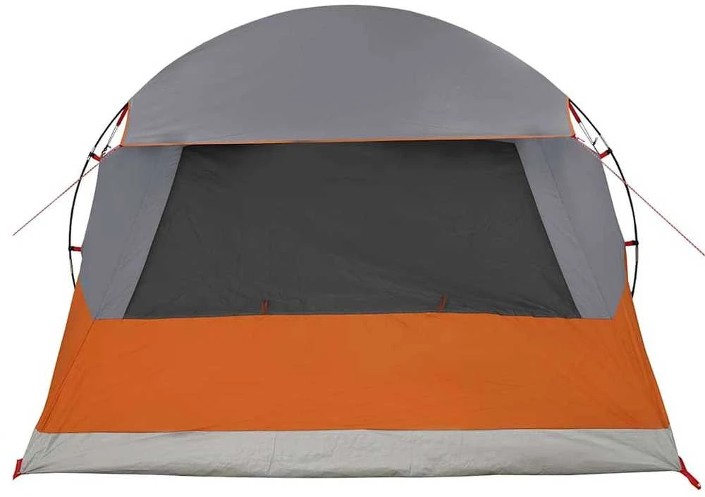 Dome palapinė 6 asmenims Pilka ir oranžinė 500 x 314 x 206 cm