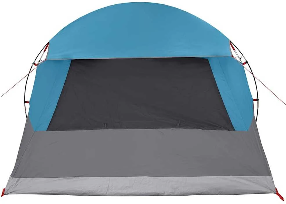 Dome palapinė 6 asmenims su stogu Mėlyna 500 x 314 x 206 cm