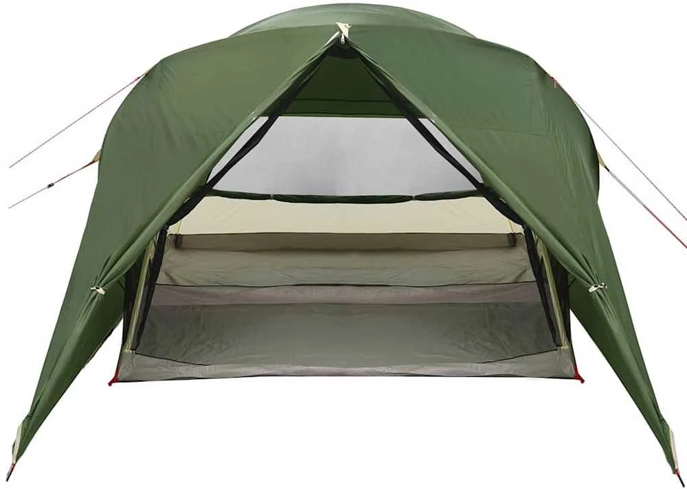 Dome palapinė 4 asmenims su stogu Žalia 455 x 252 x 178 cm