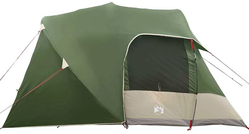 Dome palapinė 6 asmenims su stogu Žalia 500 x 314 x 206 cm